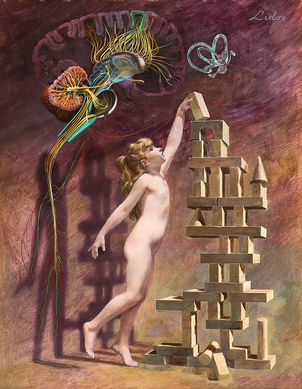 Arthur Lidov-Paintngs-girl-with-blocks-photographed by Adi Talwar