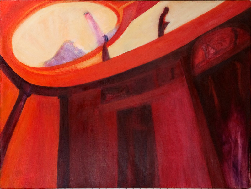 Mariano Cinat-painting-reds-photographed by Adi Talwar